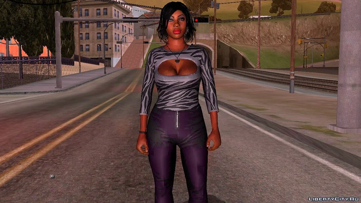 Проститутка из GTA 5 V3 / GTA San Andreas (iOS, Android)