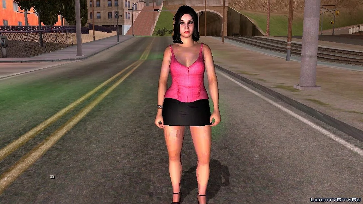 Проститутка из GTA 5 V7 / GTA San Andreas (iOS, Android)