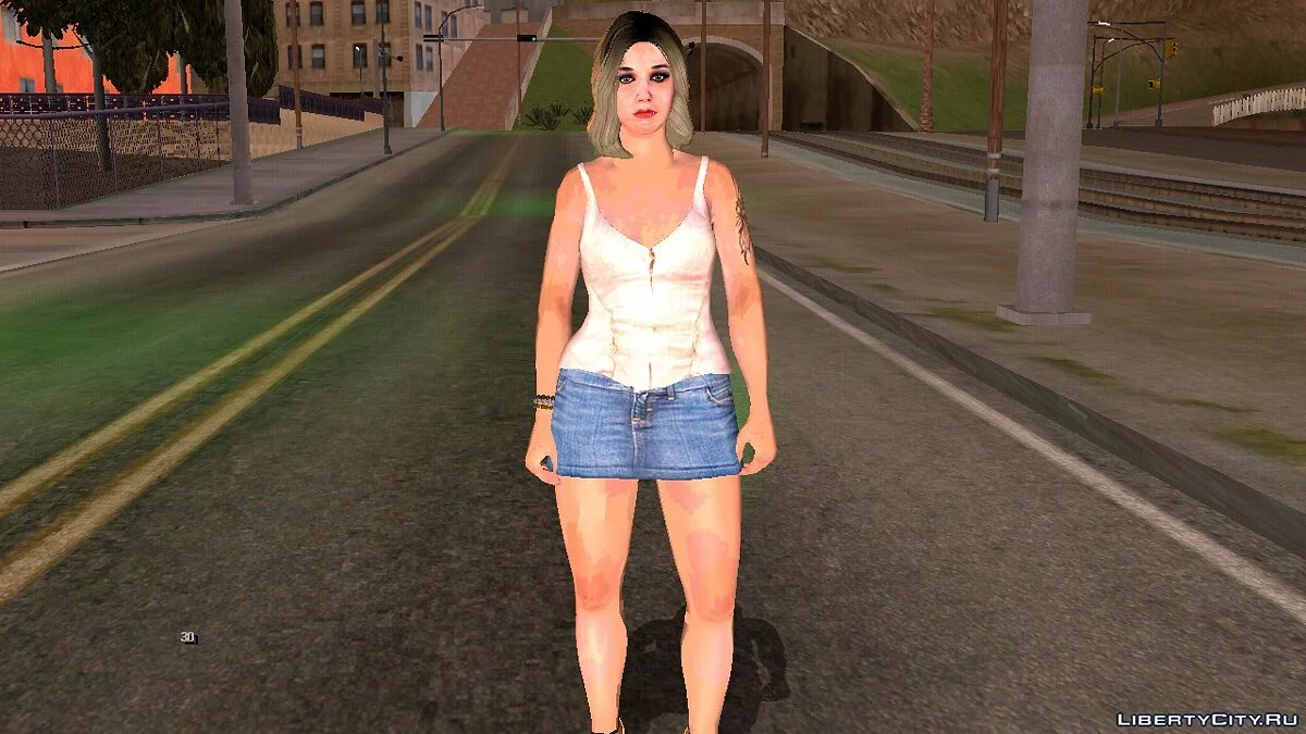 Проститутка из GTA 5 V8 / GTA San Andreas (iOS, Android)