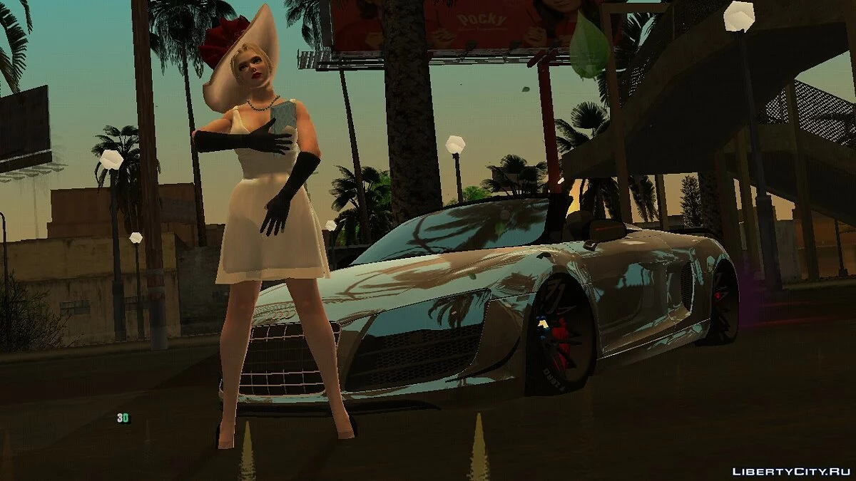 Рэйчел в элегантном платье  / GTA San Andreas (iOS, Android)