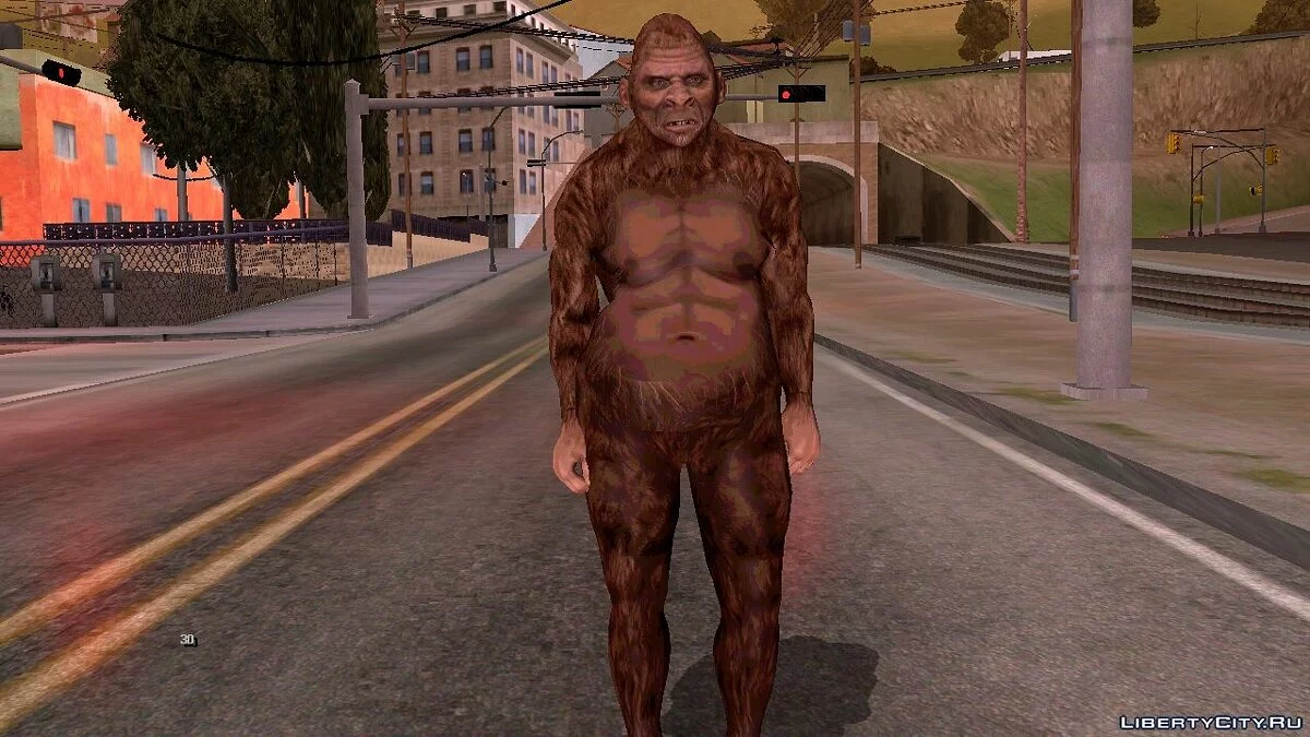 Снежный человек из GTA 5 / GTA San Andreas (iOS, Android)