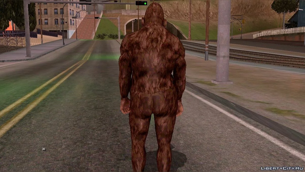 Снежный человек из GTA 5 / GTA San Andreas (iOS, Android)