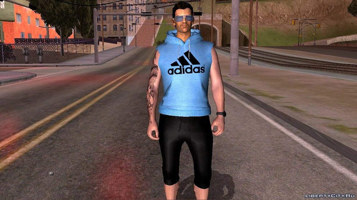 Томми Версетти в одежде из DLC Импорт-Экспорт V9 / GTA San Andreas (iOS, Android)