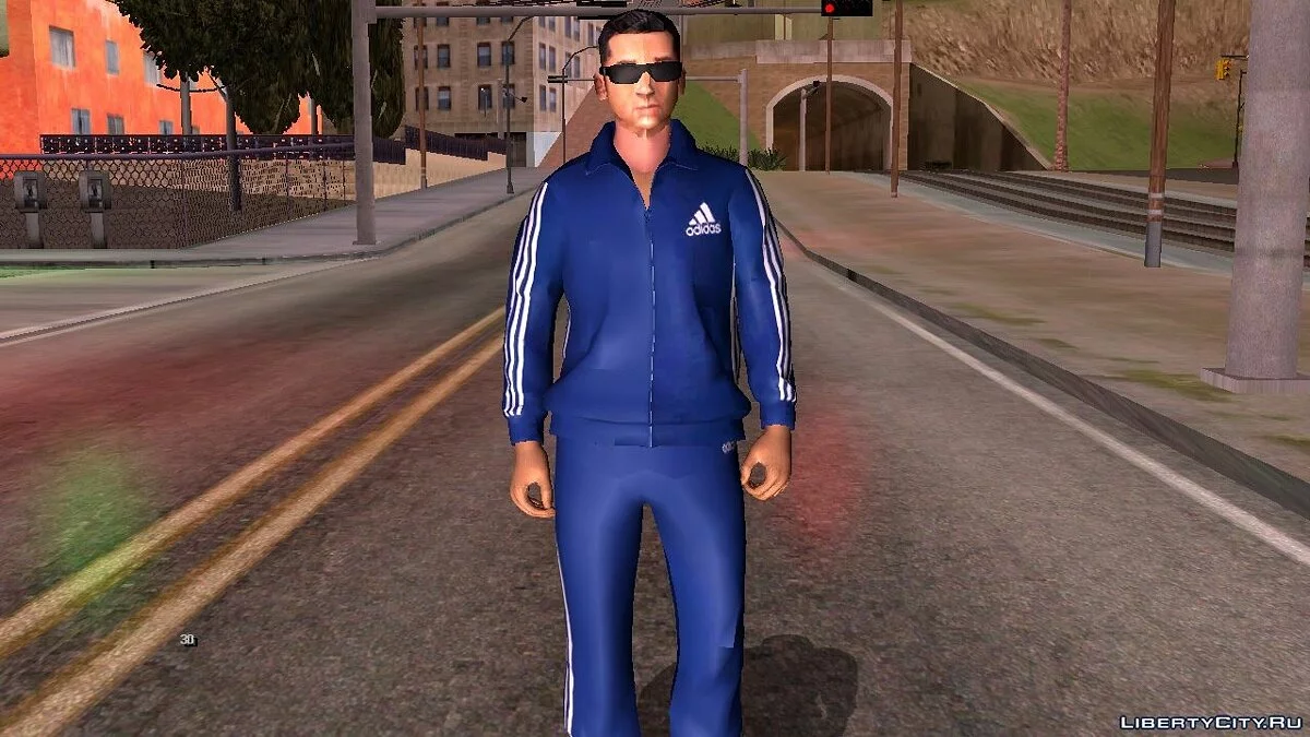Вузи в спортивном костюме Адидас / GTA San Andreas (iOS, Android)