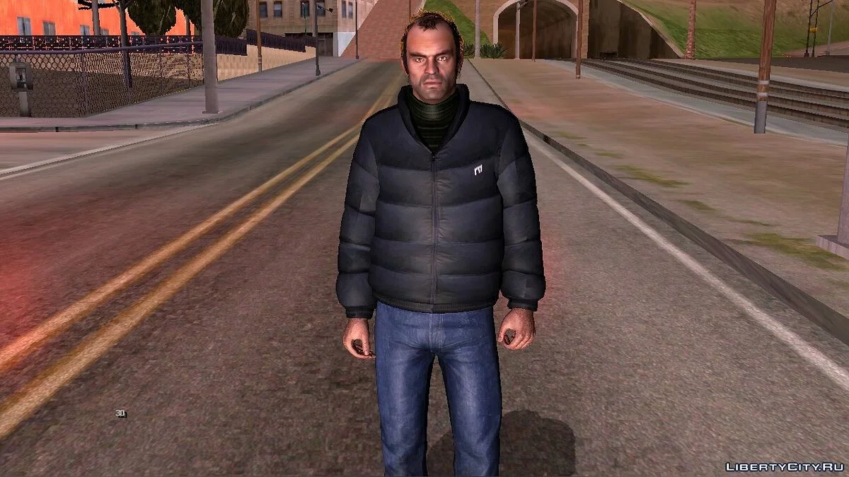 Зимний скин Тревора / GTA San Andreas (iOS, Android)