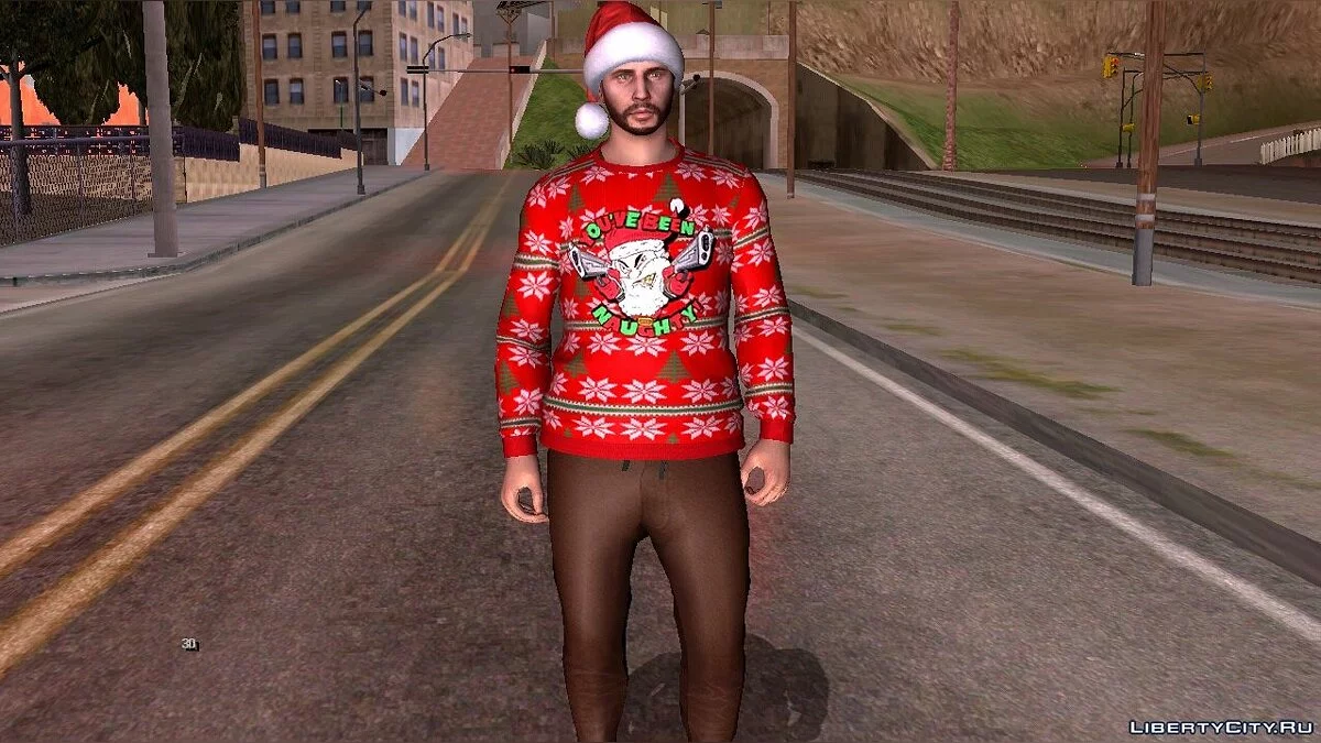 Зимний скин / GTA San Andreas (iOS, Android)