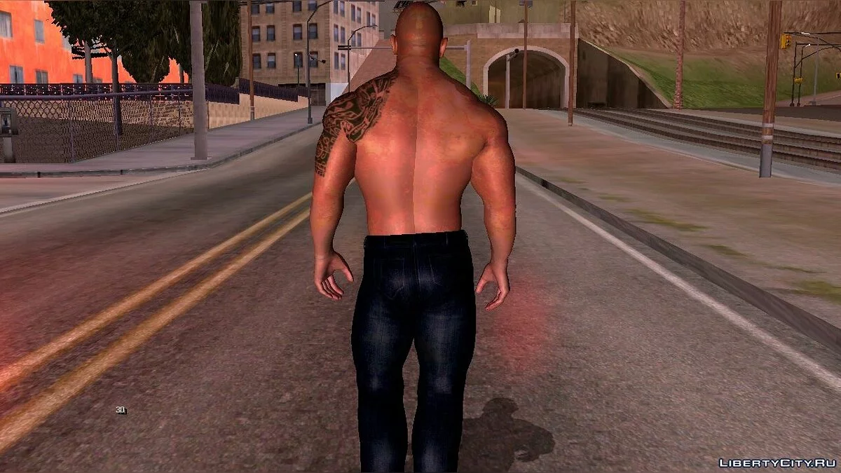 Дуэйн "Скала" Джонсон из WWE / GTA San Andreas (iOS, Android)
