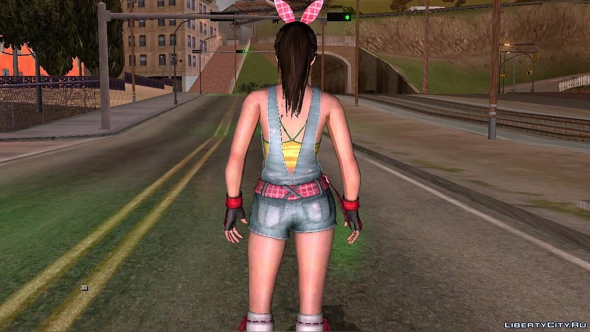 Хитоми в комбинезоне из Dead Or Alive 5 / GTA San Andreas (iOS, Android)