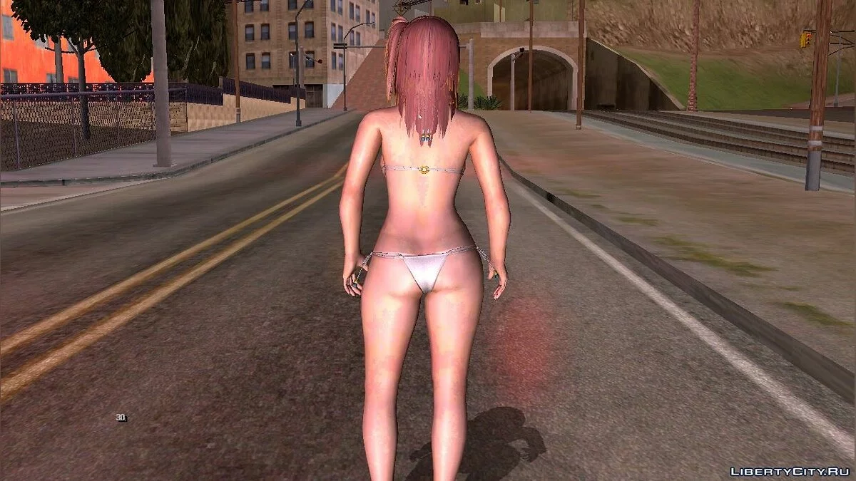 Хонока в бикини из Dead Or Alive 5 / GTA San Andreas (iOS, Android)