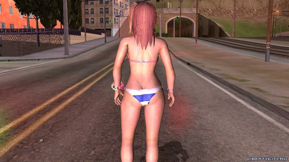 Хонока в купальнике из Dead Or Alive 5 / GTA San Andreas (iOS, Android)