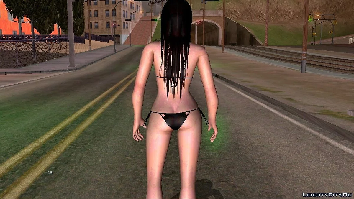Кокоро в черном купальнике  / GTA San Andreas (iOS, Android)