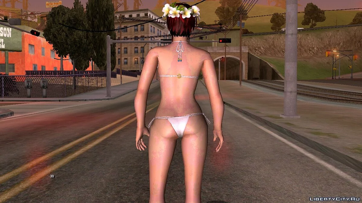 Мила в бикини из Dead Or Alive 5 / GTA San Andreas (iOS, Android)