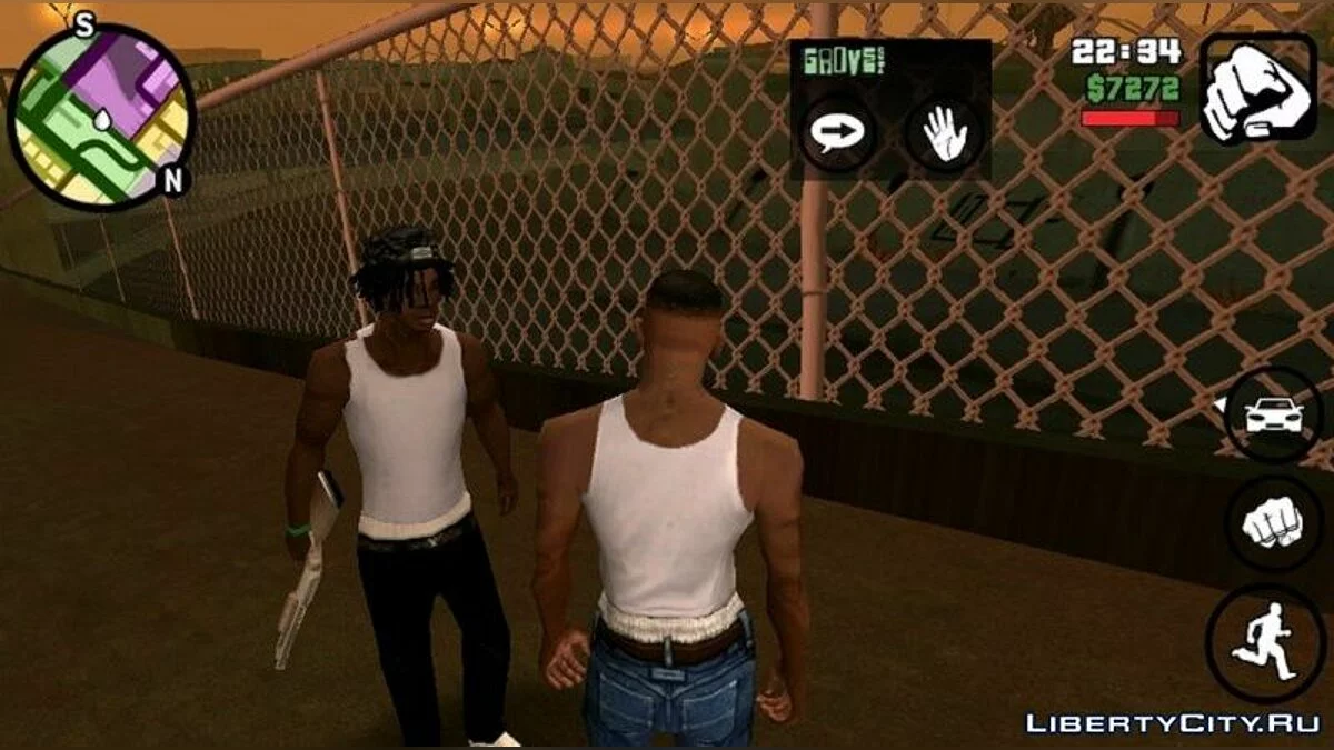 Новый FAM2 с дредами  / GTA San Andreas (iOS, Android)