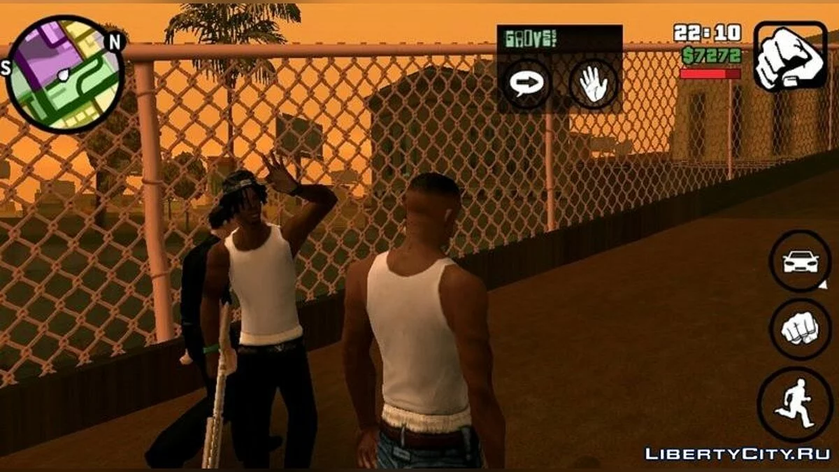 Новый FAM2 с дредами  / GTA San Andreas (iOS, Android)