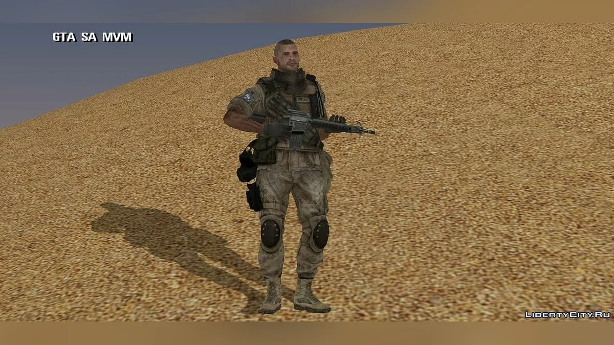 Скин из Call Of Duty v2 / GTA San Andreas (iOS, Android)