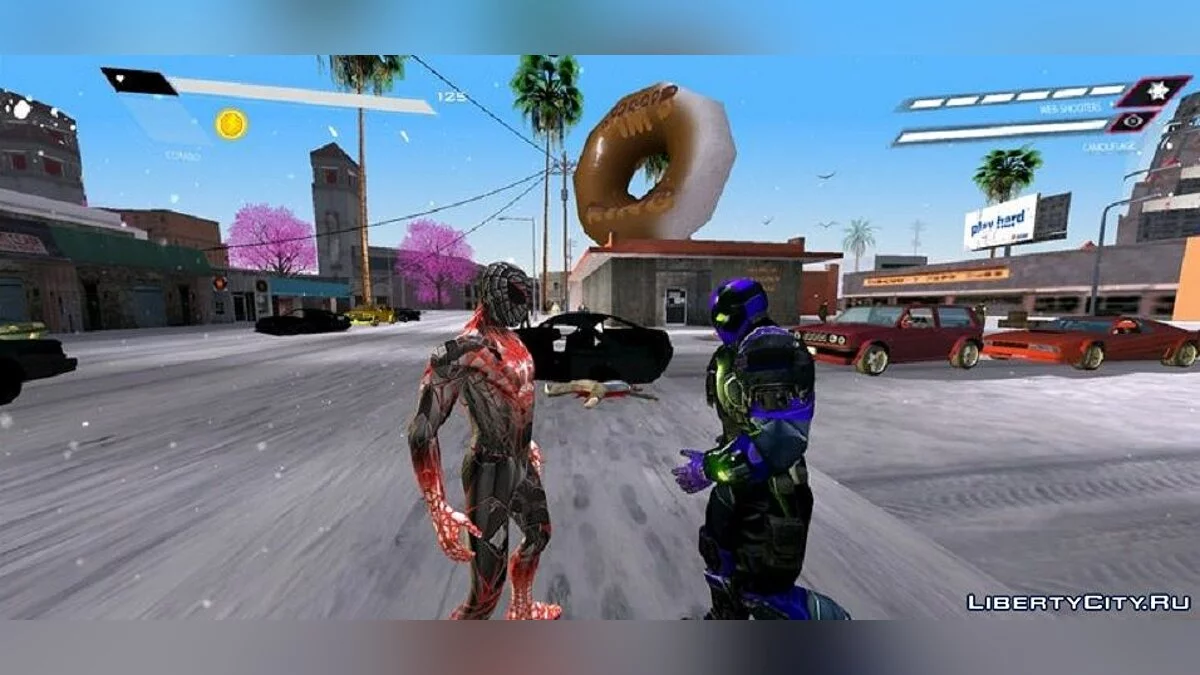 The Prowler Skin From Miles Morales PS5  / GTA San Andreas (iOS, Android)