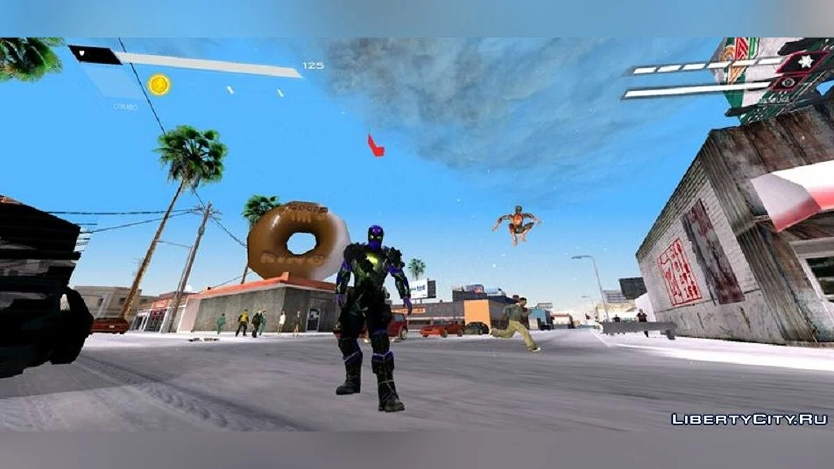 The Prowler Skin From Miles Morales PS5  / GTA San Andreas (iOS, Android)