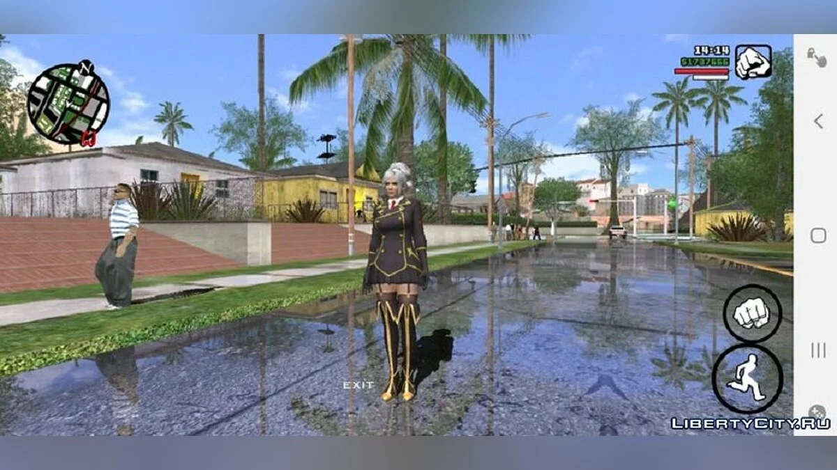 Кристи в униформе / GTA San Andreas (iOS, Android)