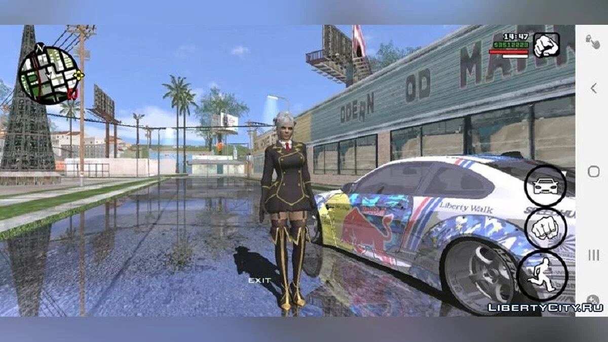 Кристи в униформе / GTA San Andreas (iOS, Android)