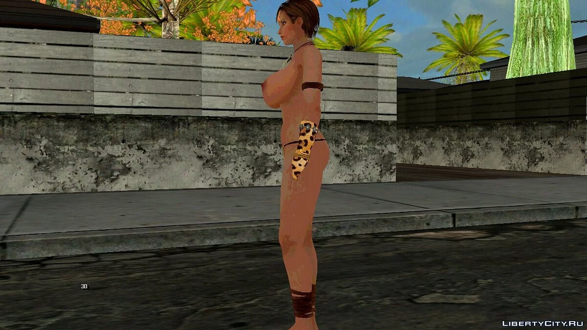 Лиза Хэмилтон топлес / GTA San Andreas (iOS, Android)