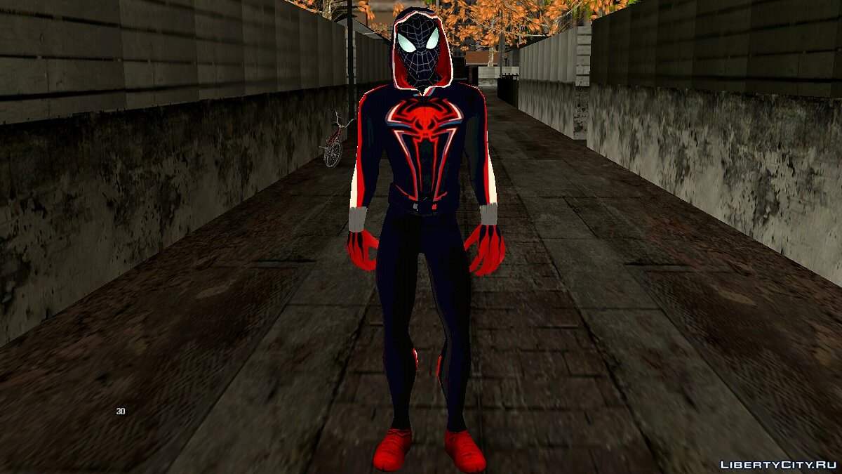 Скачать Miles Morales 2099 Suit PS5 для GTA San Andreas (iOS, Android)