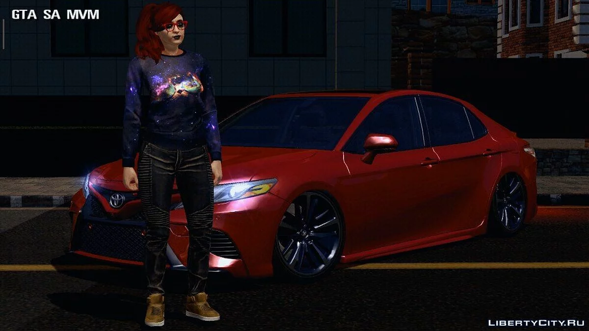 Стильная девушка / GTA San Andreas (iOS, Android)