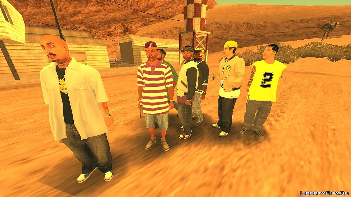 Большой сборник HD скинов / GTA San Andreas (iOS, Android)
