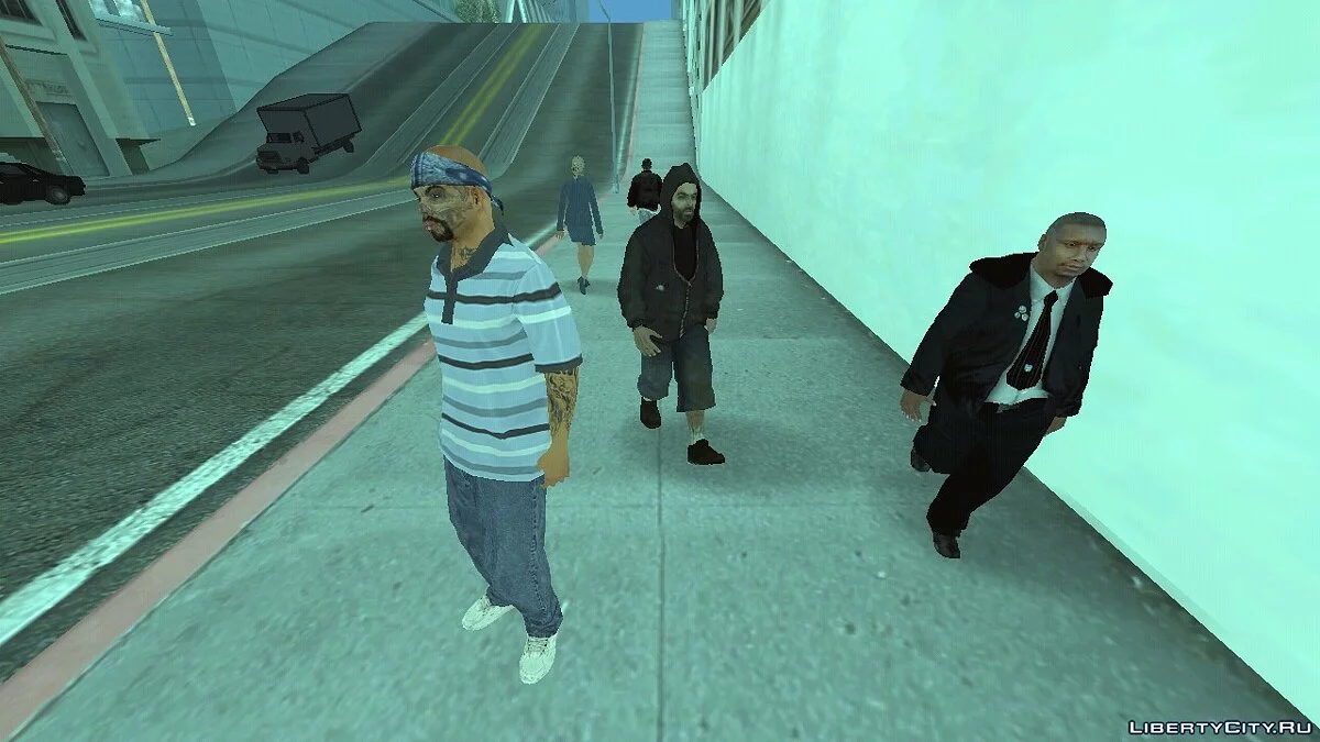 Большой сборник HD скинов / GTA San Andreas (iOS, Android)