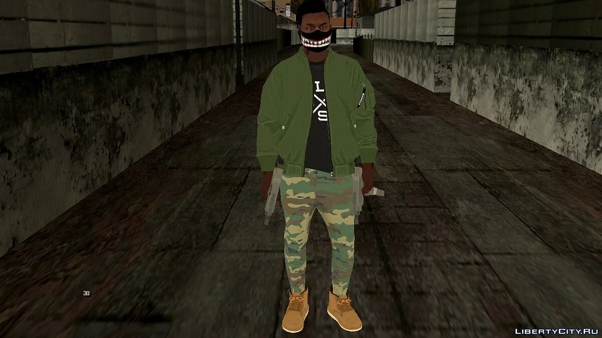 Парень из GTA Online / GTA San Andreas (iOS, Android)