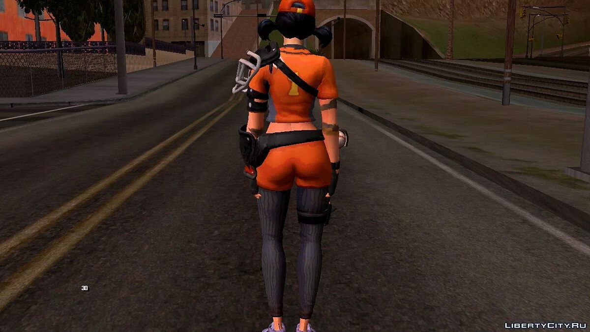 Бейсболистка из Фортнайт / GTA San Andreas (iOS, Android)