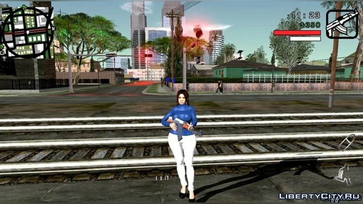 Мэй Ширануи в повседневной одежде  / GTA San Andreas (iOS, Android)