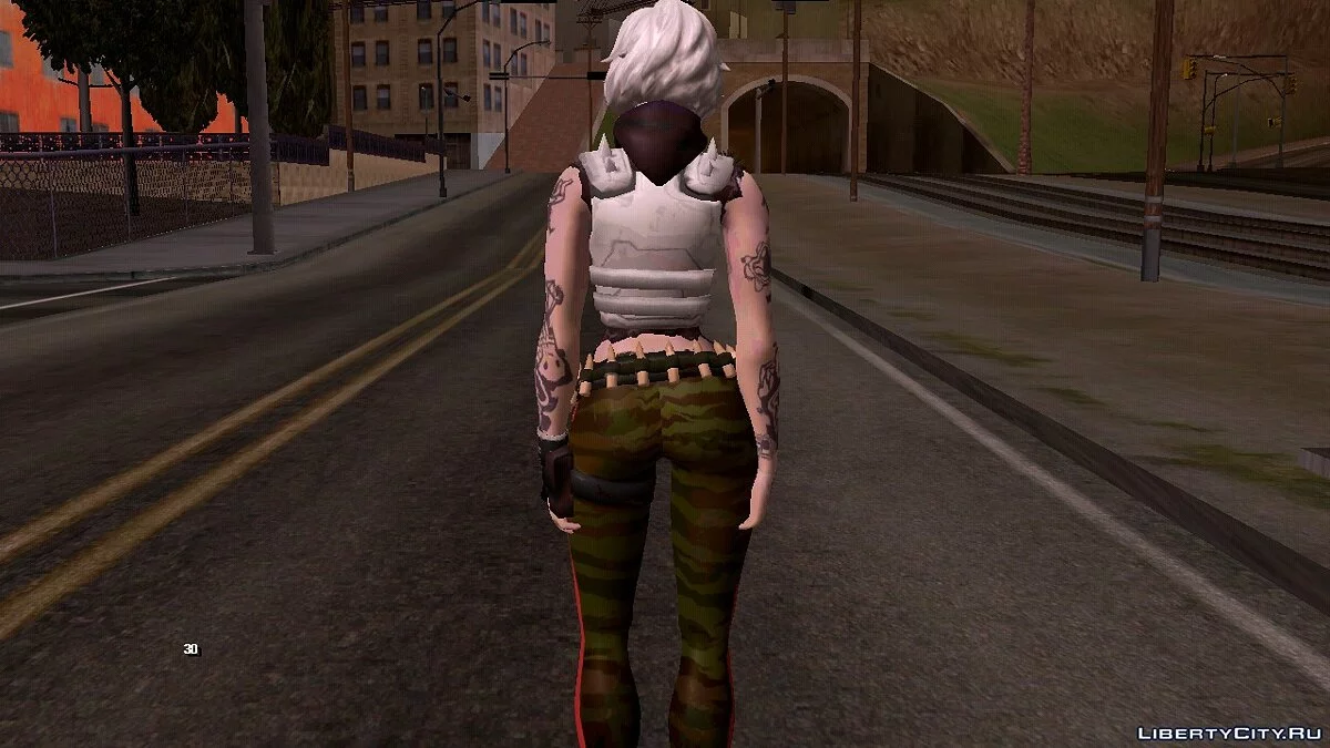 Тесс из Фортнайт / GTA San Andreas (iOS, Android)