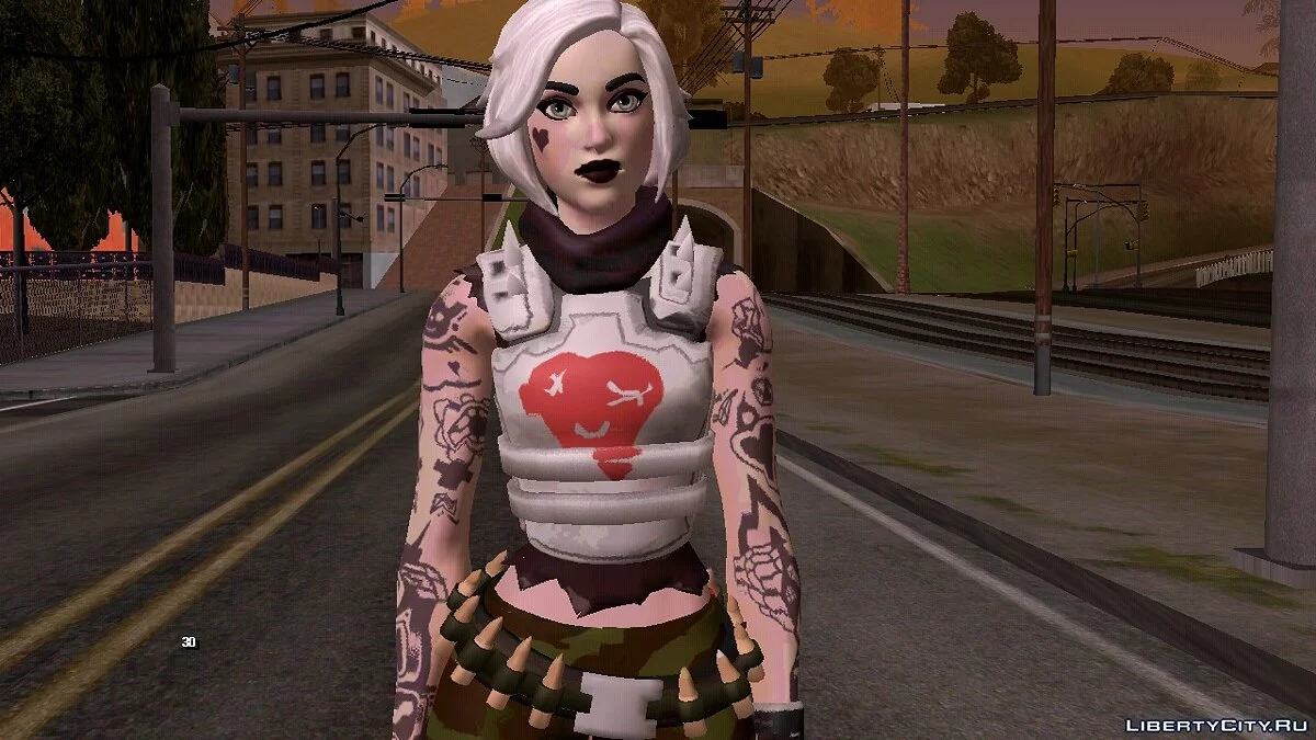 Тесс из Фортнайт / GTA San Andreas (iOS, Android)