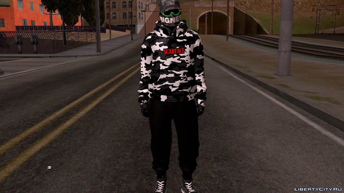Скин из GTA Online (Scarface Style) v3 / GTA San Andreas (iOS, Android)