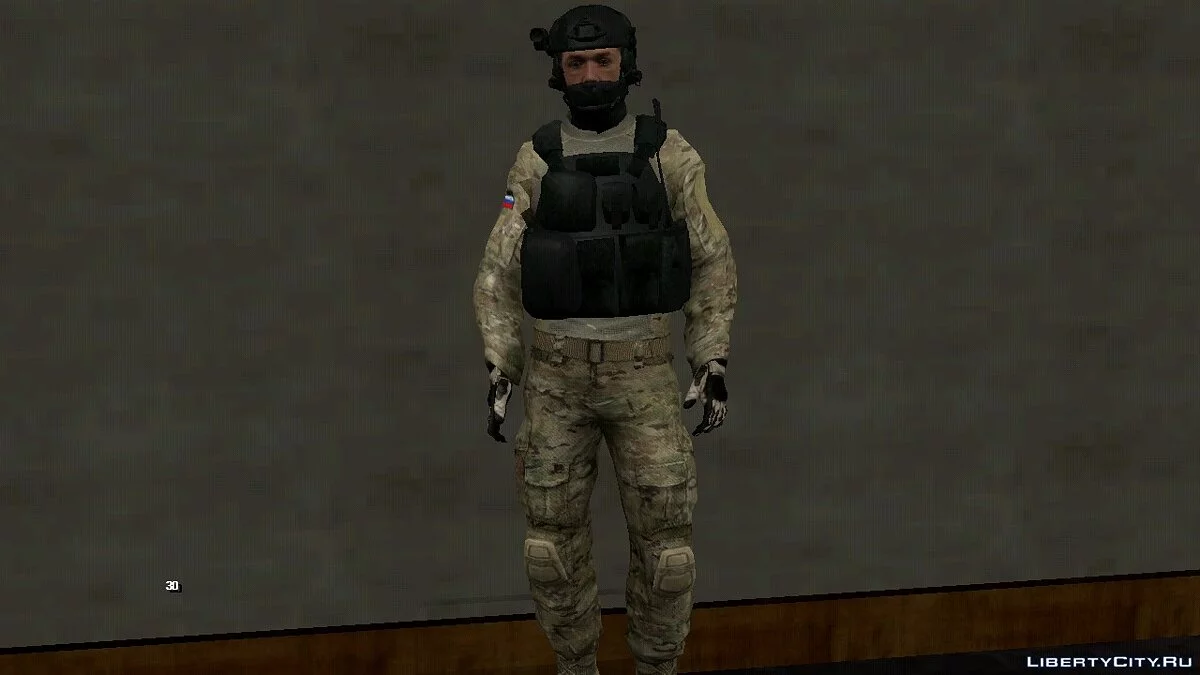 Скин русского спецназовца / GTA San Andreas (iOS, Android)