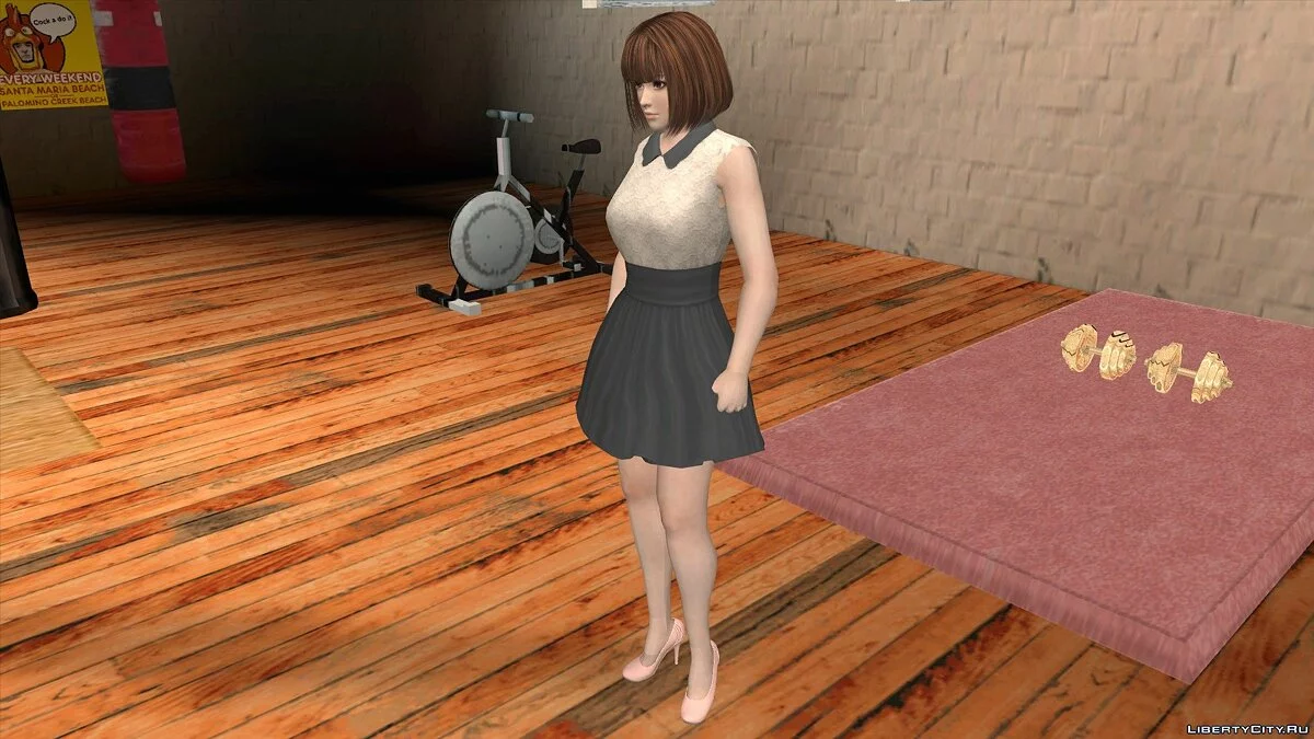 Касуми в повседневной одежде v9 / GTA San Andreas (iOS, Android)