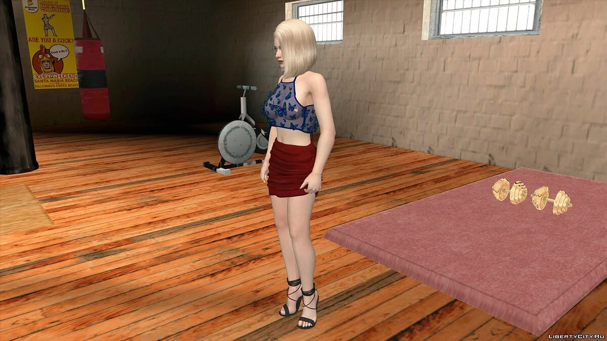 Хелена Дуглас в повседневной одежде v23 / GTA San Andreas (iOS, Android)