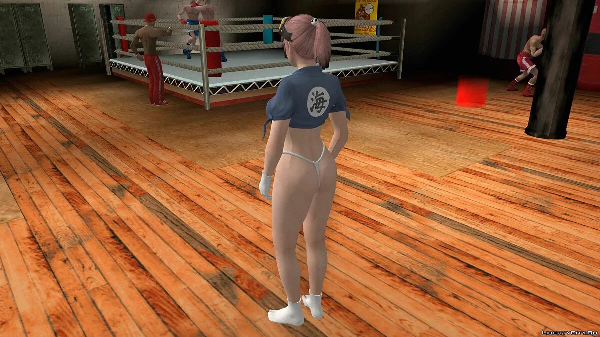 Хонока в пляжном костюме / GTA San Andreas (iOS, Android)