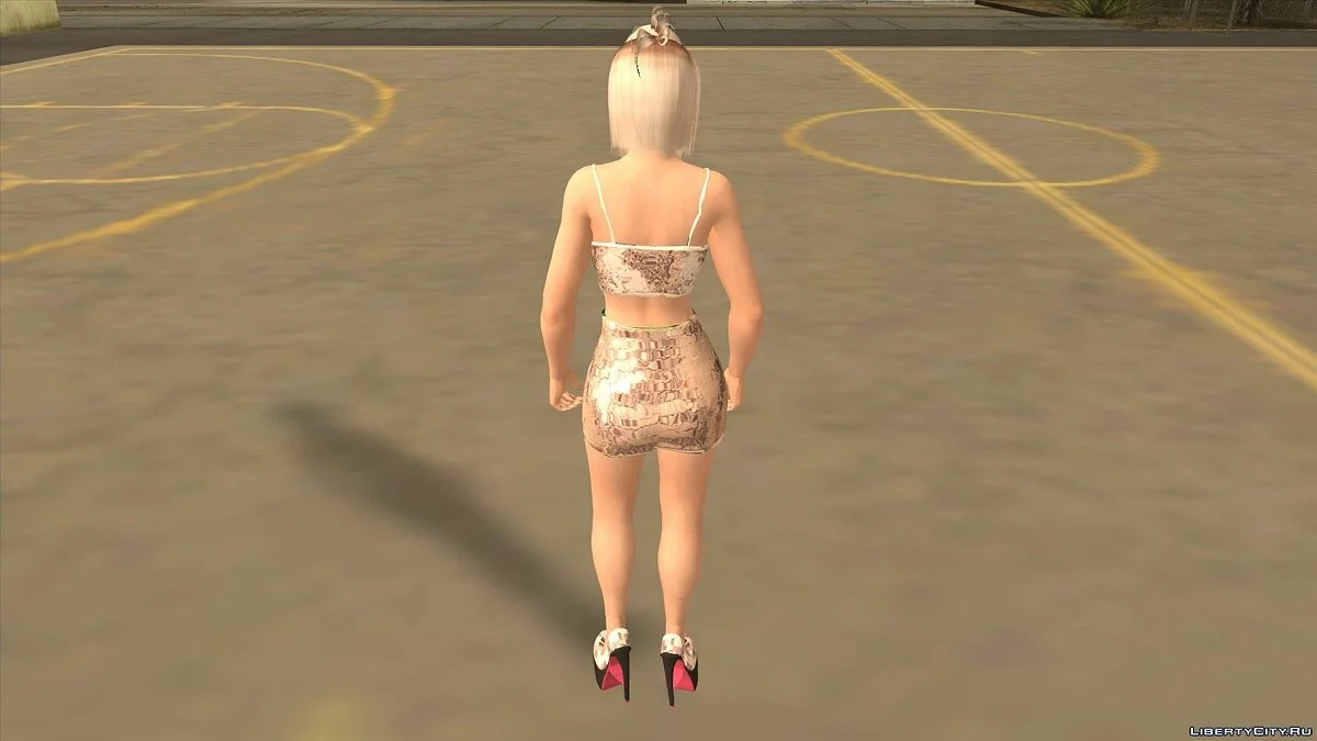 Мила в повседневной одежде v7 / GTA San Andreas (iOS, Android)