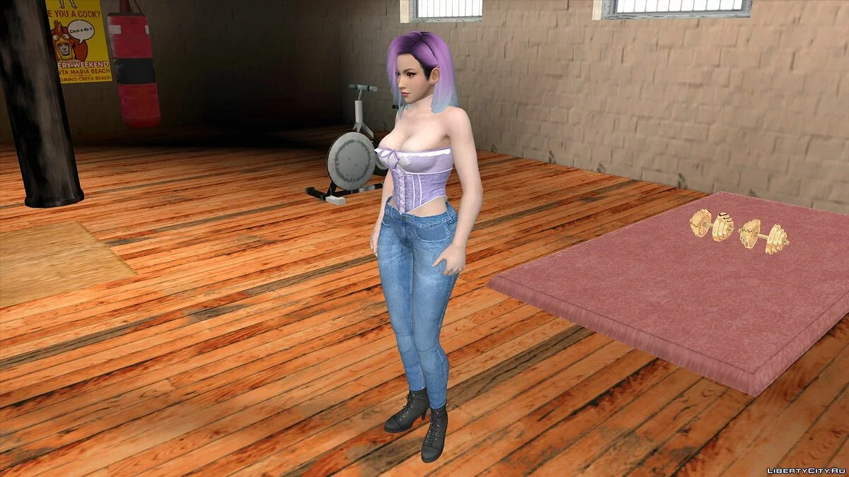 Мисаки в повседневной одежде v10 / GTA San Andreas (iOS, Android)