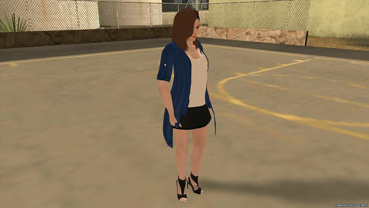 Мэй Ширануи в повседневной одежде v11 / GTA San Andreas (iOS, Android)