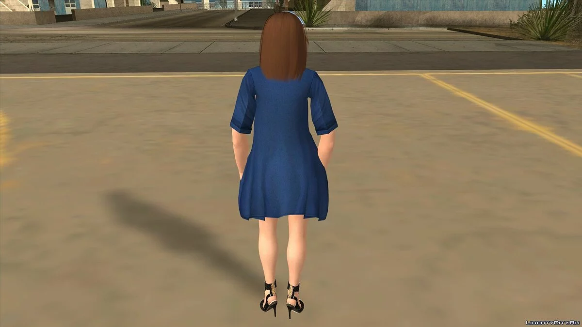 Мэй Ширануи в повседневной одежде v11 / GTA San Andreas (iOS, Android)