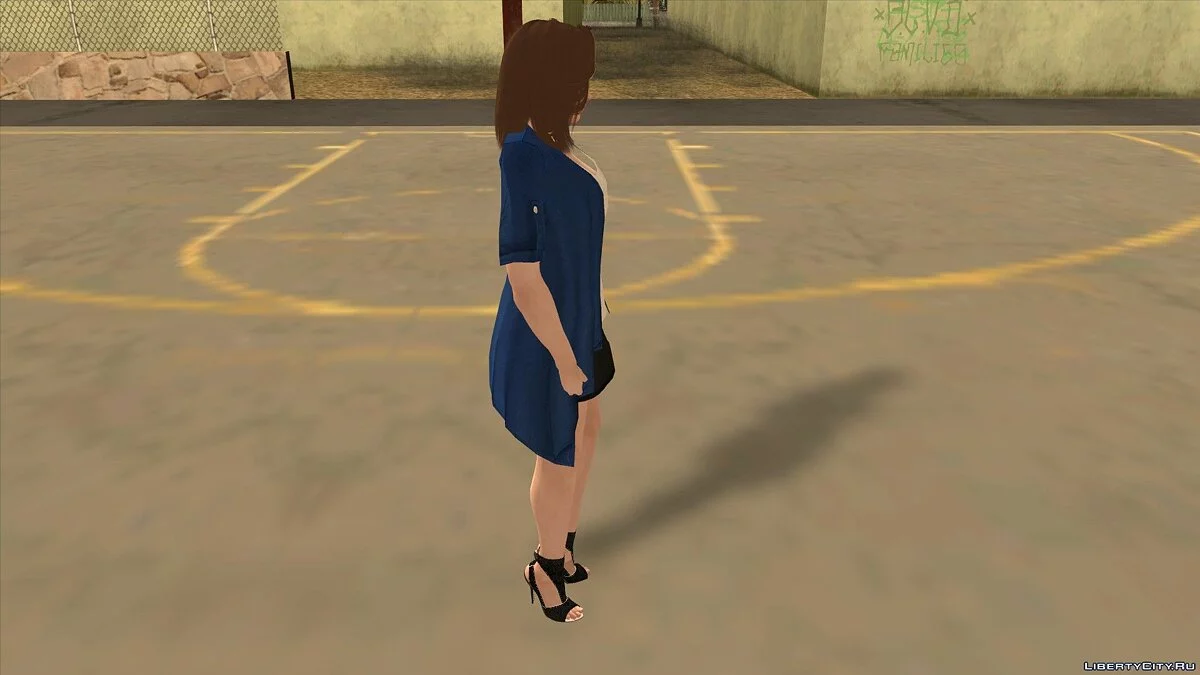 Мэй Ширануи в повседневной одежде v11 / GTA San Andreas (iOS, Android)