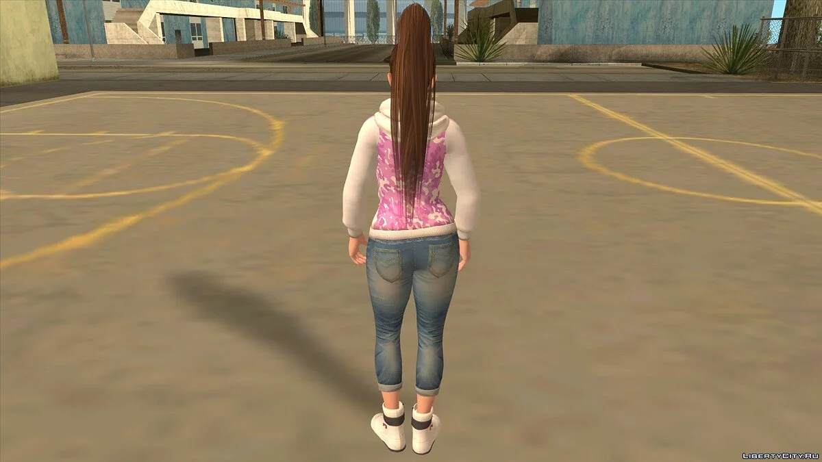 Мэй Ширануи в повседневной одежде v14 / GTA San Andreas (iOS, Android)