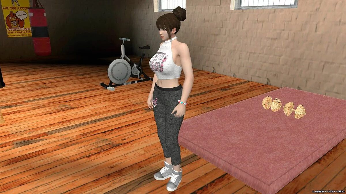 Мэй Ширануи в повседневной одежде V6 / GTA San Andreas (iOS, Android)