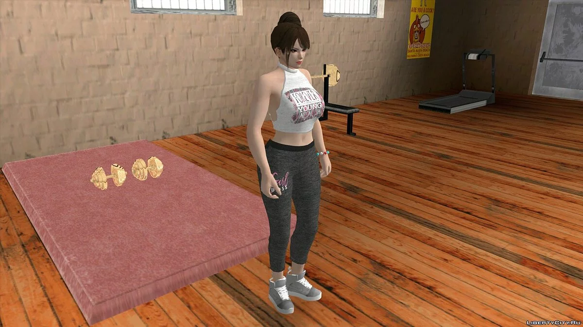 Мэй Ширануи в повседневной одежде V6 / GTA San Andreas (iOS, Android)