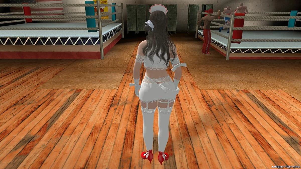 Саюри в костюме доктора / GTA San Andreas (iOS, Android)