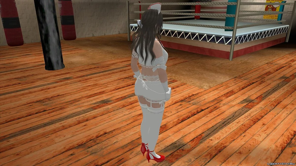 Саюри в костюме доктора / GTA San Andreas (iOS, Android)