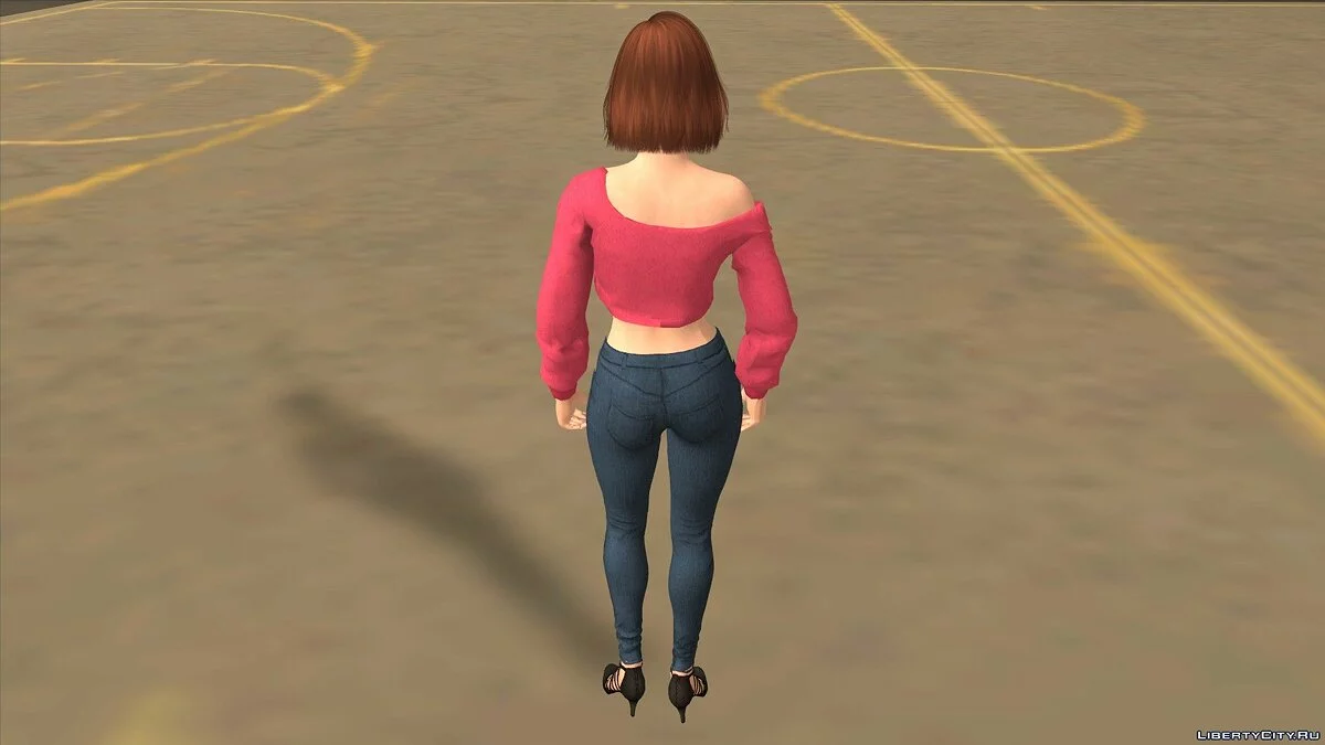 Тина Армстронг в повседневной одежде v5 / GTA San Andreas (iOS, Android)