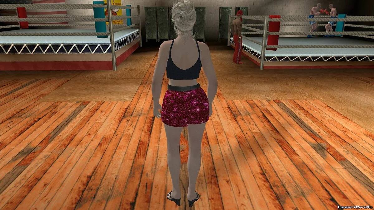Джилл Валентайн в повседневной одежде v3 / GTA San Andreas (iOS, Android)